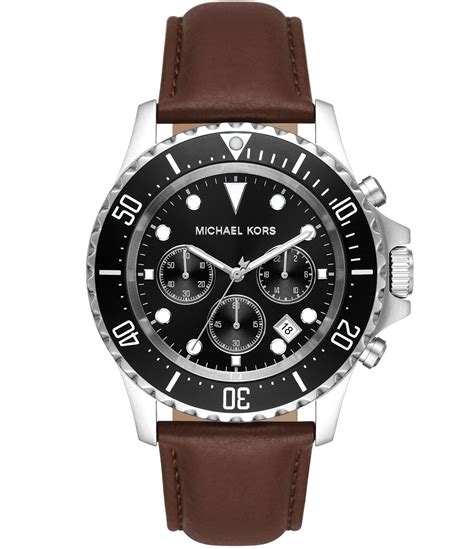 michael kors watch evine|Michael Kors leather watch.